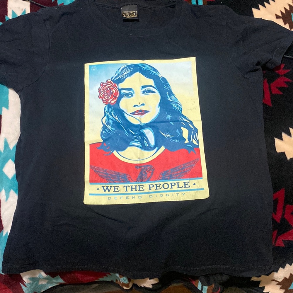 black obey shirt